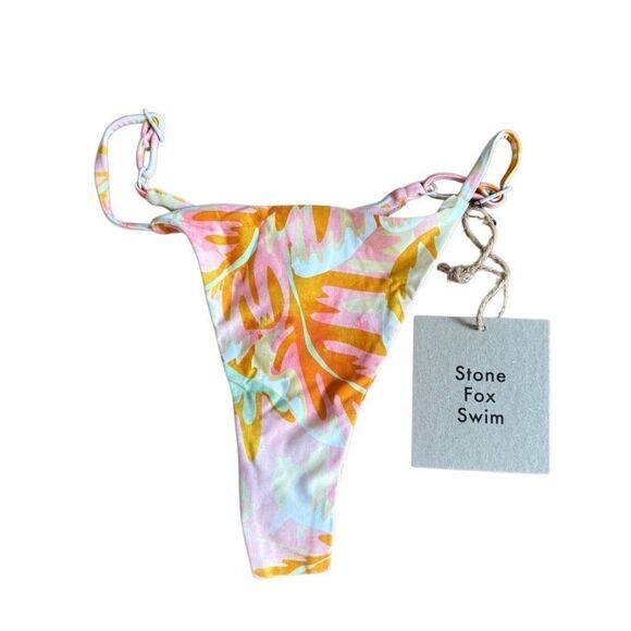 Stone Fox Swim Isle Bottom in Hot Tropix Size Medium - Picture 1 of 4